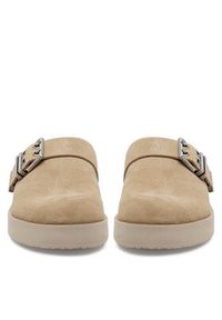 G-Star RAW - G-Star Raw Klapki BROOKE-25SS452 Beżowy. Kolor: beżowy. Materiał: skóra, zamsz #5