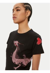 Pinko T-Shirt Quentin 100535 A1QT Czarny Regular Fit. Kolor: czarny. Materiał: bawełna #2