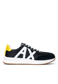 Sneakersy męskie czarne Armani Exchange XUX071 XV527 K673. Kolor: czarny