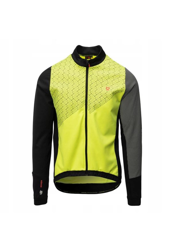 RADVIK - Męska Koszulka Kolarska November Bv Jumper. Kolor: czarny, wielokolorowy, żółty. Sport: kolarstwo