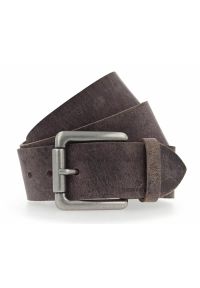 Tom Tailor - TOM TAILOR MĘSKI PASEK SKÓRZANY KLASYCZNY SKÓRA TG1070R20/681 45mm Gürtel Q.2099 0681 BROWN. Materiał: skóra. Wzór: gładki, paski. Styl: klasyczny
