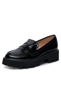 DeeZee Loafersy 3976-1 Czarny. Kolor: czarny. Materiał: materiał, skóra #6
