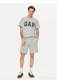 GAP - Gap T-Shirt 856659-00 Szary Regular Fit. Kolor: szary. Materiał: bawełna