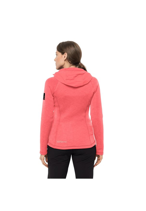 Damski polar Jack Wolfskin Tasman. Kolor: różowy. Materiał: polar. Sport: turystyka piesza