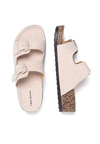 Clara Barson Klapki WYL1910-3 Beżowy. Kolor: beżowy. Materiał: materiał #7