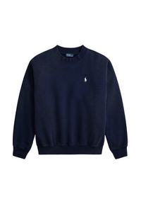 Polo Ralph Lauren Bluza 211965111501 Granatowy Oversize. Typ kołnierza: polo. Kolor: niebieski. Materiał: bawełna #4