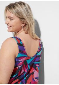bonprix - Tankini (2 części). Kolor: niebieski. Wzór: nadruk. Styl: elegancki #3