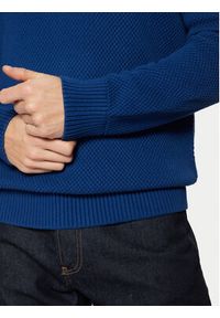 Selected Homme Sweter 16094552 Niebieski Relaxed Fit. Kolor: niebieski. Materiał: bawełna