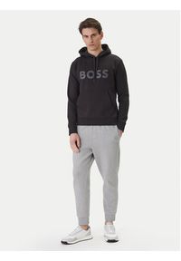 BOSS Spodnie dresowe Hadiko 50555505 Szary Regular Fit. Kolor: szary. Materiał: bawełna #5