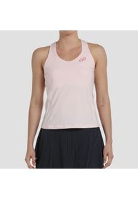Koszulka na ramiączka do padla damska Bullpadel Envio. Kolor: różowy. Materiał: jersey, nylon, tkanina. Długość rękawa: na ramiączkach