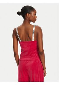Juicy Couture Top Elina JCLCT125501 Różowy Slim Fit. Kolor: różowy. Materiał: syntetyk