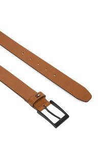 TOMMY HILFIGER - Tommy Hilfiger Pasek Męski Layton 3.5 Ext AM0AM13016 Brązowy. Kolor: brązowy. Materiał: skóra #2