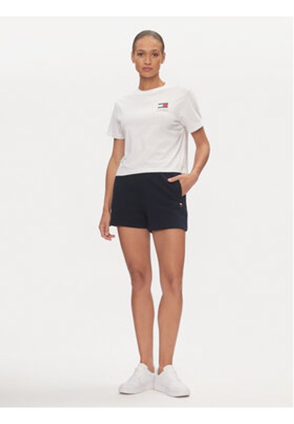 Tommy Jeans Szorty sportowe New Cls DW0DW17772 Granatowy Relaxed Fit. Kolor: niebieski. Materiał: bawełna