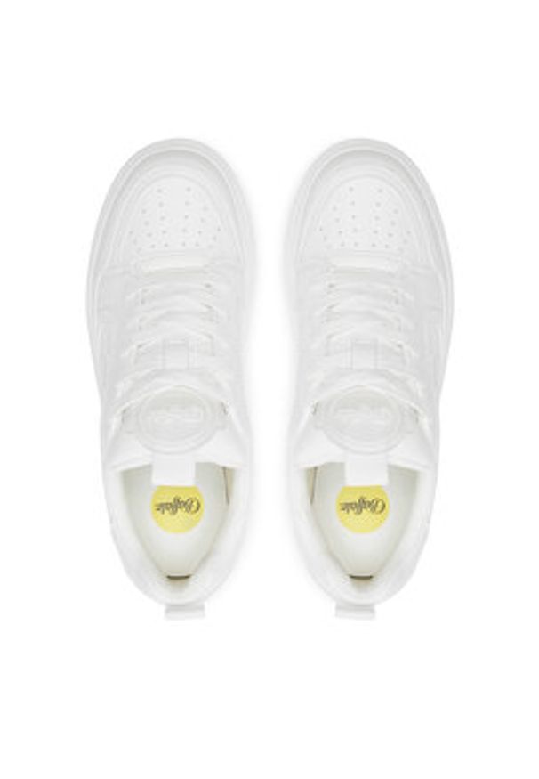 Buffalo Sneakersy Vectra Low 1636201 Biały. Kolor: biały. Materiał: skóra