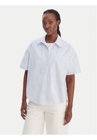 Calvin Klein Koszula LV00QS7652 Błękitny Relaxed Fit. Kolor: niebieski. Materiał: bawełna #1