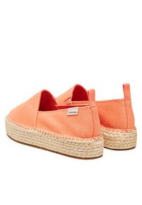 Calvin Klein Jeans Espadryle Platform Espadrille Ml Cs YW0YW01871 Pomarańczowy. Kolor: pomarańczowy. Materiał: materiał. Obcas: na platformie #5