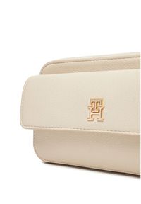 TOMMY HILFIGER - Tommy Hilfiger Torebka DISTINCT CAMERA BAG AW0AW17455 Beżowy. Kolor: beżowy. Materiał: skórzane #3