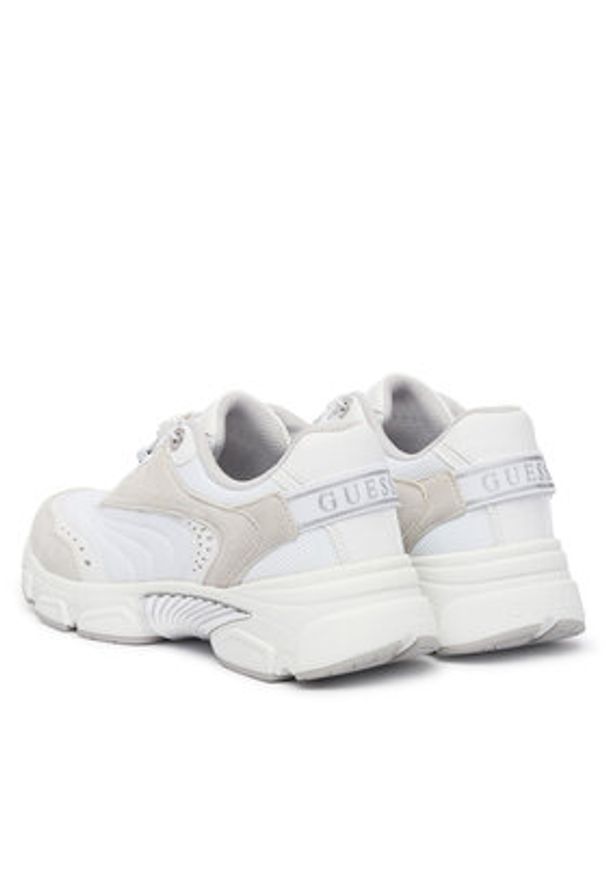 Guess Sneakersy FLPIME FAB12 Biały. Kolor: biały. Materiał: materiał
