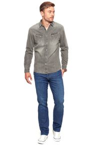 Wrangler - WRANGLER TEXAS STRETCH NIGHT BREAK W1219237W 112126068. Stan: podwyższony. Styl: klasyczny #9