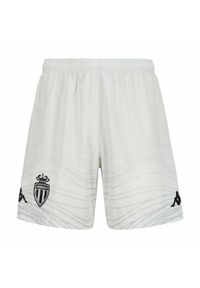 Kappa - Krótki AS Monaco Ryder 2024/25. Kolor: szary. Długość: krótkie. Sport: piłka nożna
