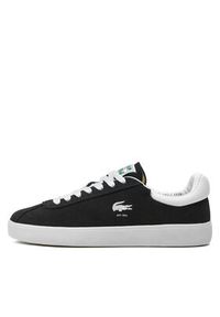 Lacoste Sneakersy Basehot 746SFA0055 Czarny. Kolor: czarny. Materiał: skóra, zamsz