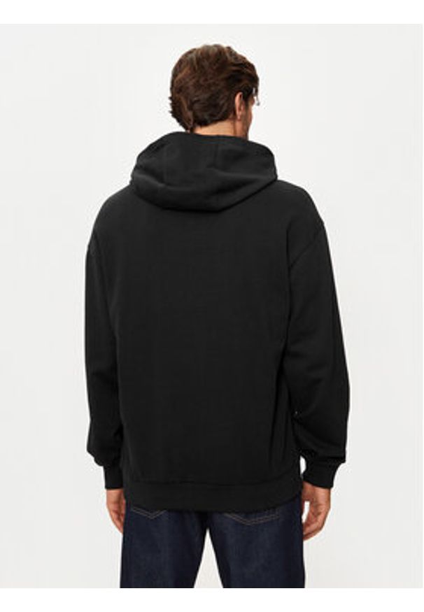 Hugo Bluza Deseqino 50521506 Czarny Relaxed Fit. Kolor: czarny. Materiał: bawełna