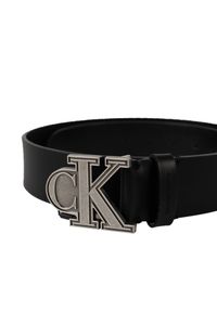 Calvin Klein Jeans Pasek | K50K510468 BDS | Mężczyzna | Czarny. Kolor: czarny. Materiał: skóra. Wzór: aplikacja. Styl: vintage, klasyczny, elegancki, retro #4