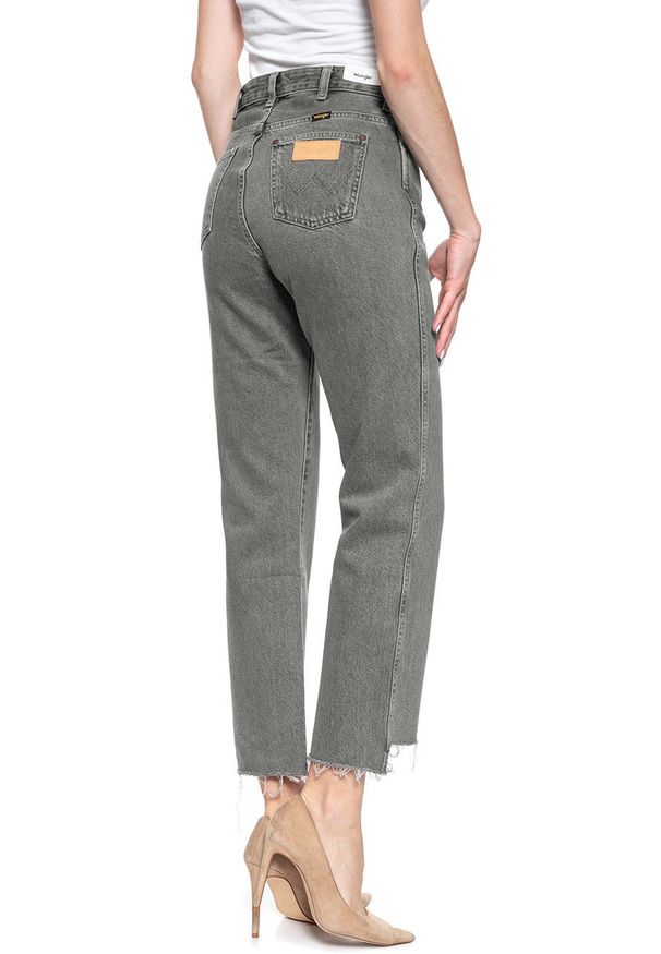 Wrangler - WRANGLER RETRO STRAIGHT GREY MULES W238RJ24R 112127879. Stan: podwyższony. Styl: retro
