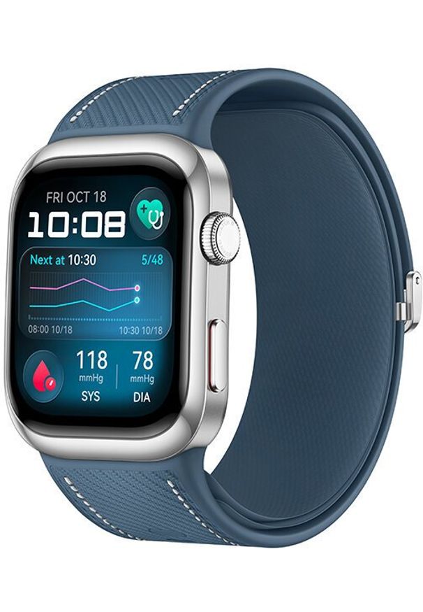 HUAWEI - Smartwatch Huawei Watch D2 Niebieski (Luca-B29). Rodzaj zegarka: smartwatch. Kolor: niebieski