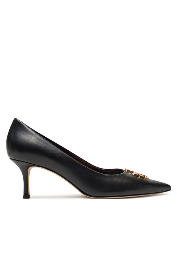 Tory Burch Czółenka Eleanor Pump 157963 Czarny. Kolor: czarny. Materiał: skóra