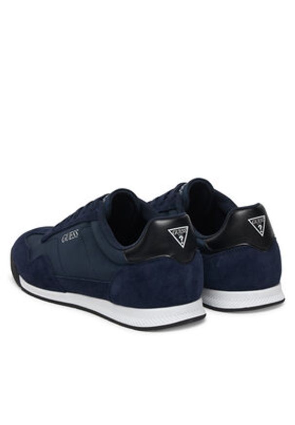Guess Sneakersy FMJDRE SUE12 Granatowy. Kolor: niebieski. Materiał: zamsz, skóra