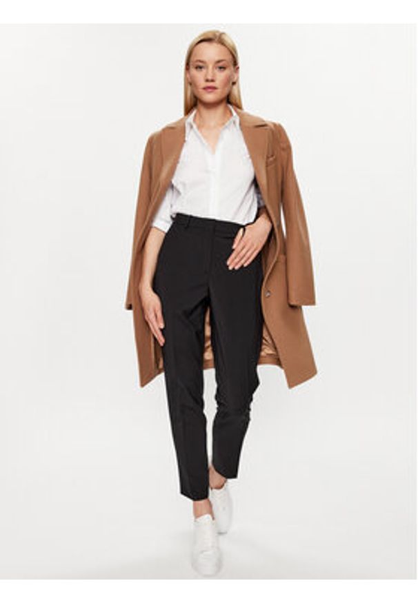 BOSS - Boss Koszula 50490772 Biały Slim Fit. Kolor: biały. Materiał: bawełna