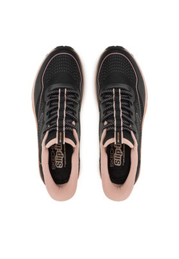 skechers - Skechers Sneakersy Switch Back - Mist 180157/BKPK Czarny. Kolor: czarny. Materiał: materiał