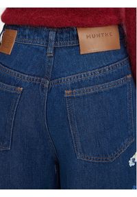 Munthe Jeansy Obey 252141025203 Niebieski Wide Leg. Kolor: niebieski #3