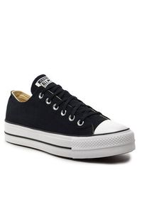 Converse Trampki Chuck Taylor All Star Lift Ox 560250C Czarny. Kolor: czarny. Materiał: materiał #4