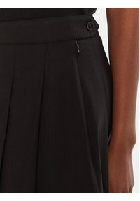 TOMMY HILFIGER - Tommy Hilfiger Spódnica plisowana Timeless WW0WW48354 Czarny Regular Fit. Kolor: czarny. Materiał: syntetyk, wełna #5
