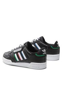 Adidas - adidas Sneakersy Continental 80 Stripes J GW6643 Czarny. Kolor: czarny. Materiał: skóra #4