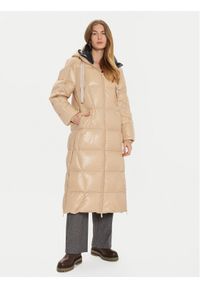 ViCOLO Kurtka puchowa TS0025 Beżowy Regular Fit. Kolor: beżowy. Materiał: syntetyk #1