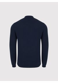 Pako Lorente - PAKO LORENTE - Granatowy bawełniany półgolf męski. Kolor: niebieski, zielony. Materiał: bawełna. Sezon: jesień #7