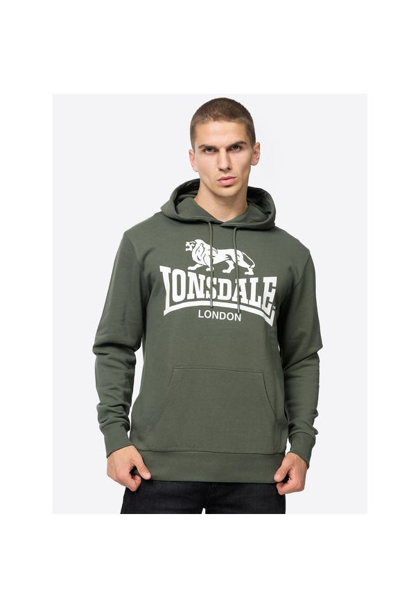 Bluza z kapturem Lonsdale Sherborne. Typ kołnierza: kaptur. Kolor: wielokolorowy, biały, zielony