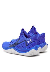 Under Armour Buty Ua Gs Jet '23 3026635-400 Niebieski. Kolor: niebieski. Materiał: skóra #5