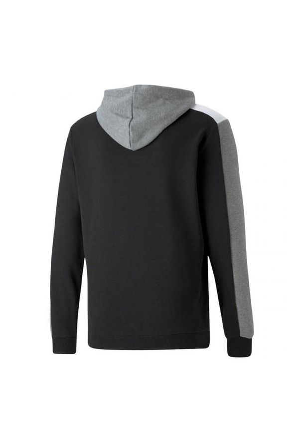 Puma - Bluza Z Kapturem Męska Blok Kolorystyczny Essential. Typ kołnierza: kaptur. Kolor: wielokolorowy, czarny, szary