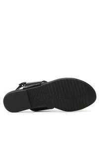 Calvin Klein Jeans Sandały Flat Sandal Toepost Hw YW0YW00953 Czarny. Kolor: czarny. Materiał: skóra #5