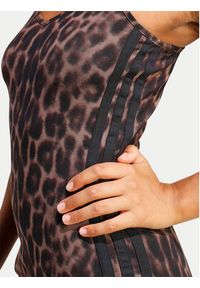 Adidas - adidas Sukienka codzienna Seasonal Essentials Leopard Print JZ0204 Brązowy Slim Fit. Okazja: na co dzień. Kolor: brązowy. Materiał: bawełna. Wzór: nadruk. Typ sukienki: proste. Styl: casual #3