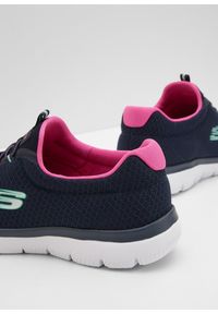 bonprix - Sneakersy Skechers z pianką memory. Kolor: niebieski #3