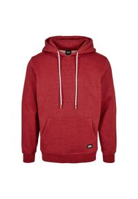 Bluza z kapturem Urban Classics Basic Melange. Typ kołnierza: kaptur. Kolor: czerwony. Materiał: tkanina #1