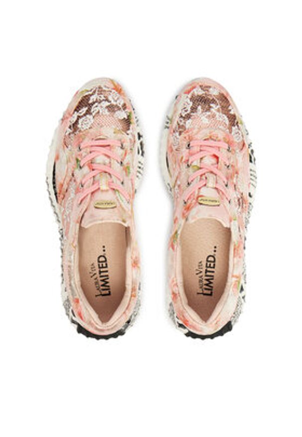 Laura Vita Sneakersy Burton 05 Kolorowy. Materiał: skóra. Wzór: kolorowy