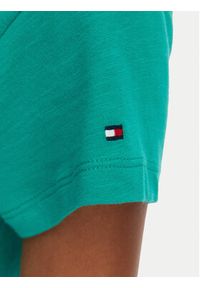 TOMMY HILFIGER - Tommy Hilfiger T-Shirt WW0WW48702 Zielony Slim Fit. Kolor: zielony. Materiał: bawełna #4