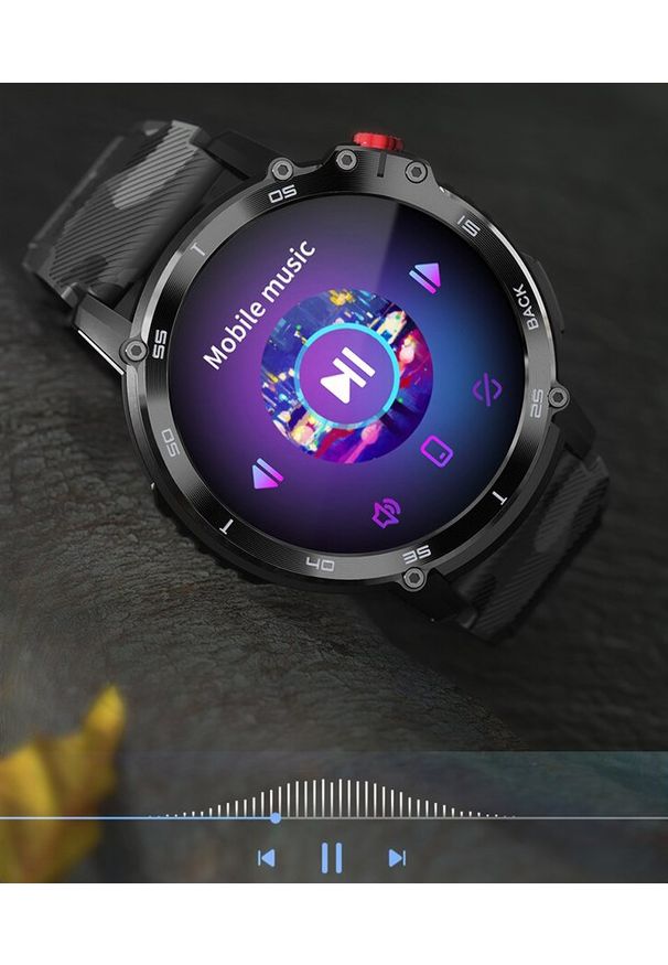 Rubicon Zegarek dziecięcy na Komunię SMARTWATCH RNCF08 moro militarny / 2 paski. Rodzaj zegarka: smartwatch. Styl: militarny