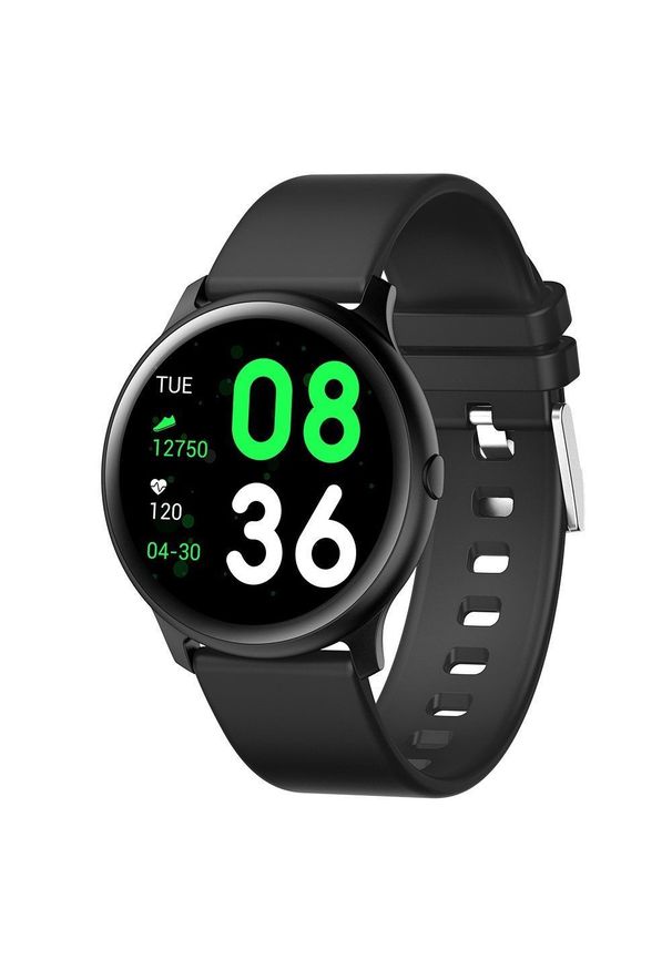 Smartomat Roundband 2, smartwatch (inteligentny zegarek), czarny. Rodzaj zegarka: smartwatch. Kolor: czarny